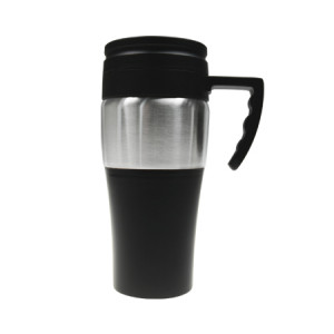 Kubek termiczny z własnym nadrukiem 400 ml - czarny