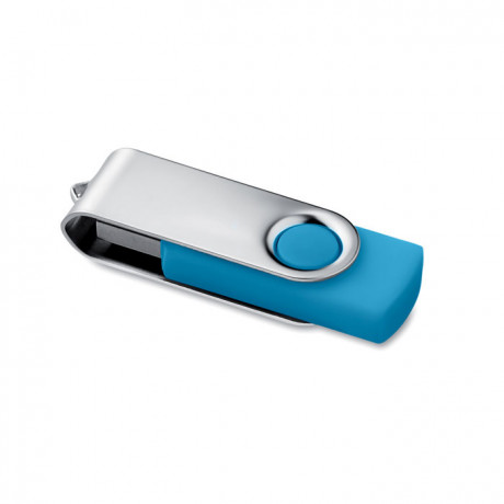 Pendrive z grawerem - USB pendrive 16GB - turkusowy